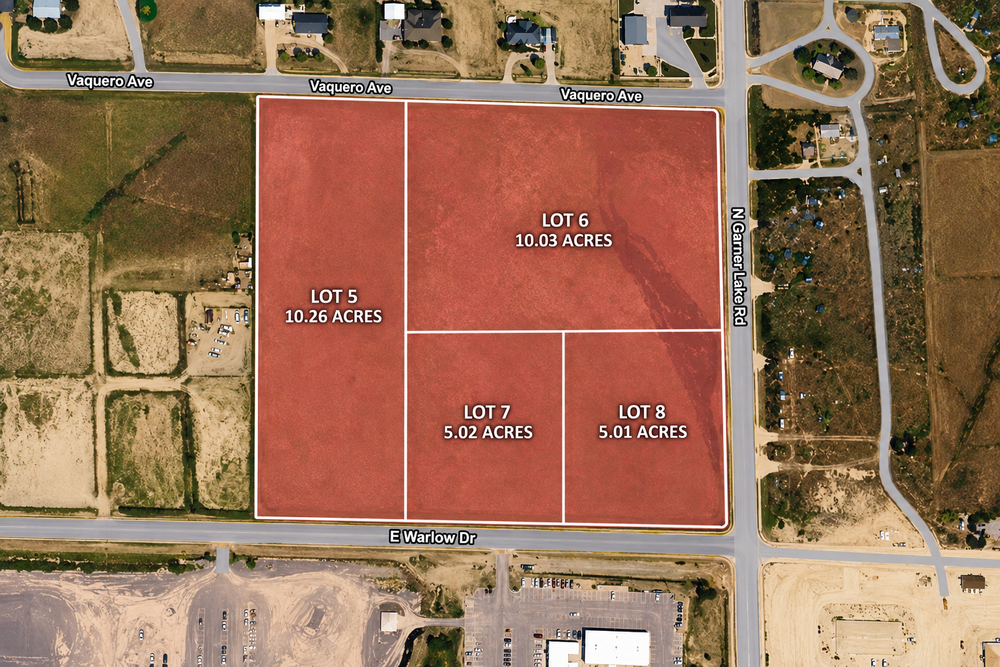 Powder Horn Park Lots 5–8, E Warlow Drive / N Garner Lake Road
